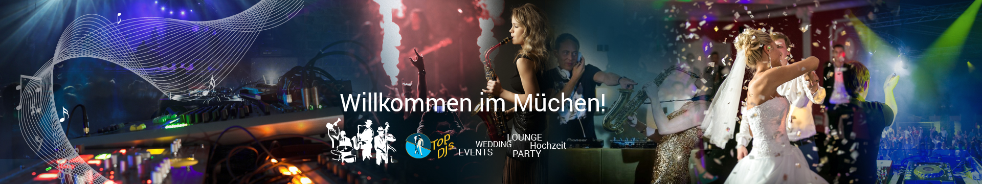 Willkommen bei Hochzeit, Event, Party, Messe und Lounge in München